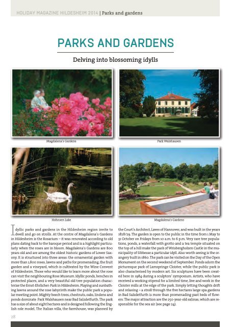 HOLIDAY MAGAZINE HILDESHEIM REGION - Hi-Reg