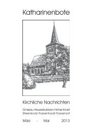 Katharinenbote - Gnissau