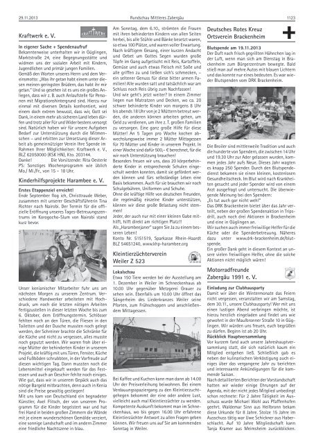 Ausgabe 29.11.2013 - GÃ¼glingen