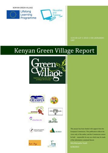 Kenyan Green Village Report - ADAM - Leonardo da Vinci Projects ...