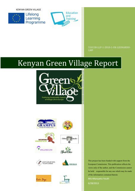 Kenyan Green Village Report - ADAM - Leonardo da Vinci Projects ...