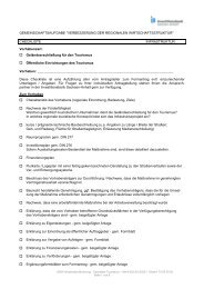 Checkliste Tourismus - Investitionsbank Sachsen-Anhalt