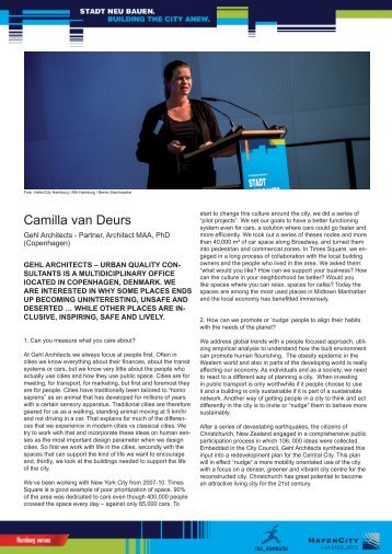 Speech Camilla van Deurs - IBA Hamburg