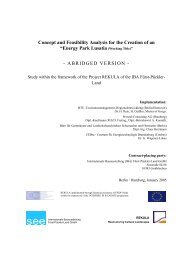 Concept and Feasibility Analysis for the Creation of an “Energy Park ...