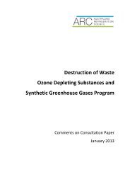 Destruction of Waste Ozone Depleting Substances and Synthetic ...