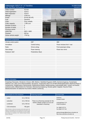 Volkswagen GOLF VI 2.0 TDI DPF GTD 18 Zoll, RCD 510, Xenon 2x ...