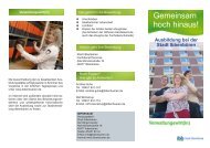 Flyer Verwaltungswirtin / Verwaltungswirt - Stadt Ibbenbüren