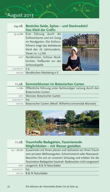 Das Münsterland – Die Gärten und Parks 2013 - Kreis Steinfurt