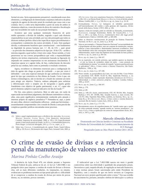 Confira o Boletim na Ãntegra - Instituto Brasileiro de CiÃªncias Criminais