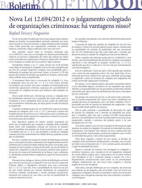 Instituto Brasileiro de CiÃªncias Criminais