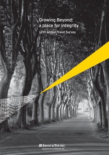Growing Beyond: a place for integrity - Ernst & Young