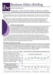 Attitudes of the British Public to Business Ethics, 2010 - Institute of ...