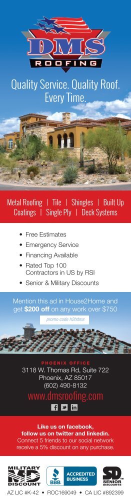 DMS Roofing – Quality Phoenix Roofing Every Time