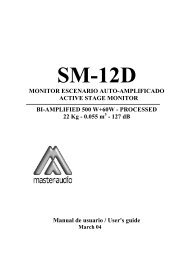 SM-12D MONITOR ESCENARIO AUTO-AMPLIFICADO ACTIVE ...