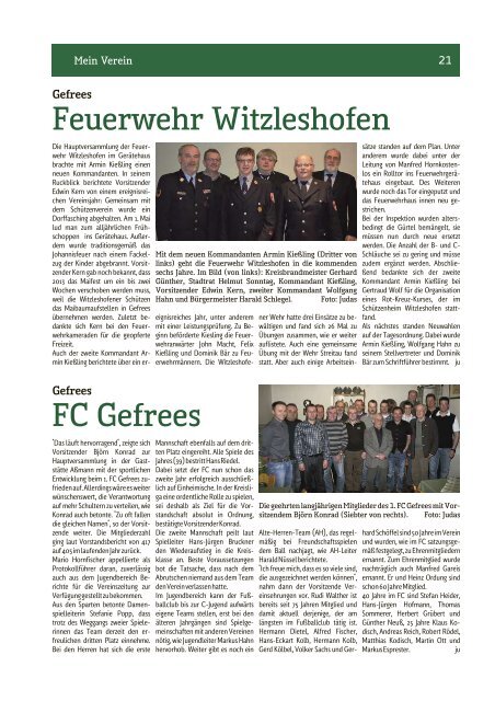 CSU-Ortsverband - Mein Verein - Nordbayerischer Kurier