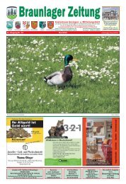 Aktuelle Ausgabe - Braunlager Zeitung