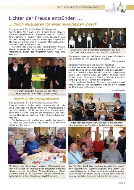 Pfarrblatt 2/2013 - Pfarre Stegersbach