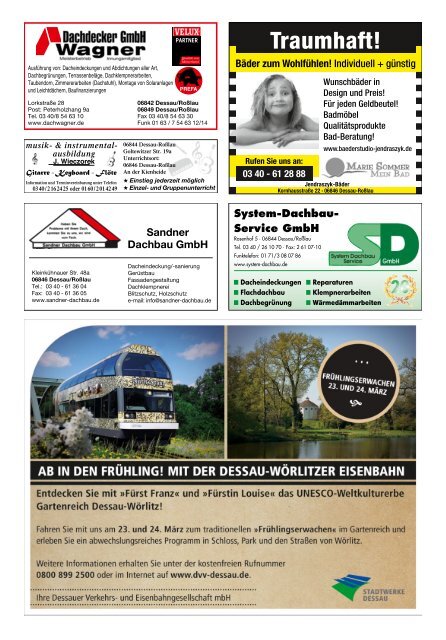 Amtsblatt fÃ¼r die Stadt Dessau-RoÃŸlau â€“ Amtliches VerkÃ¼ndungsblatt
