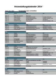 Veranstaltungskalender 2014 - Markt Euerdorf