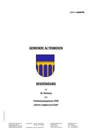 26. Ã„nderung FNP BegrÃ¼ndung - Gemeinde Altenbeken