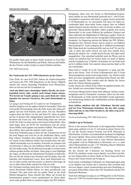 Amtsblatt Nr. 14 vom 22. August 2013 (1.94 MB) - Gemeinde Salzatal