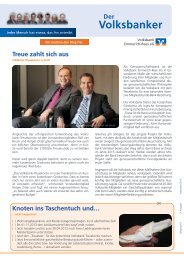 Volksbanker - Volksbank Emmerich-Rees eG