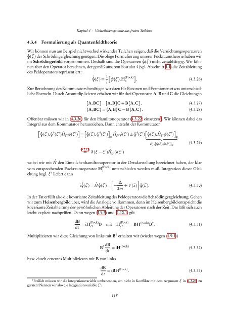 Quantentheorie II - FIAS