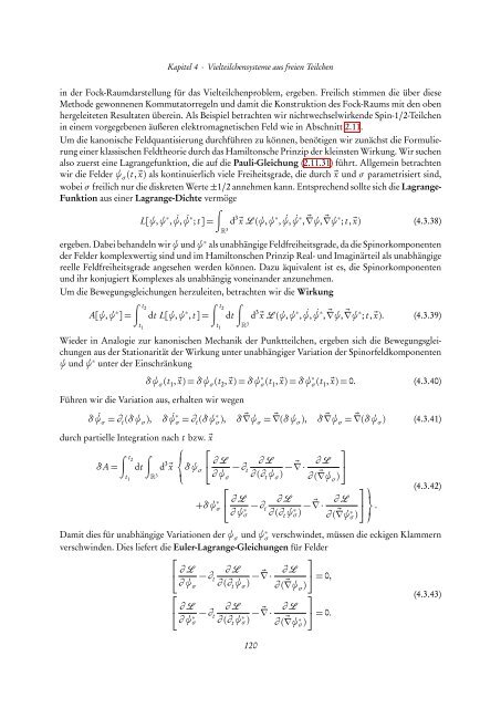 Quantentheorie II - FIAS