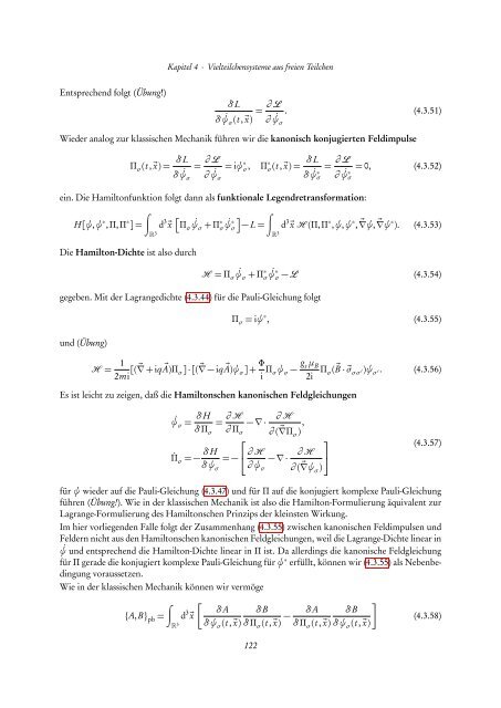 Quantentheorie II - FIAS