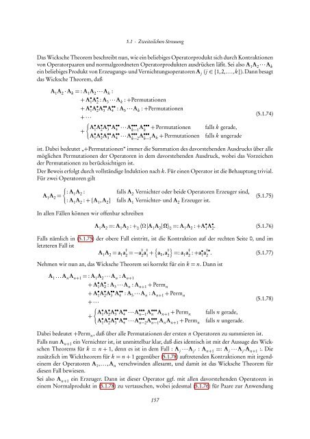 Quantentheorie II - FIAS