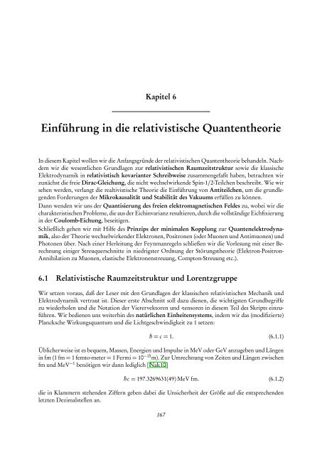 Quantentheorie II - FIAS