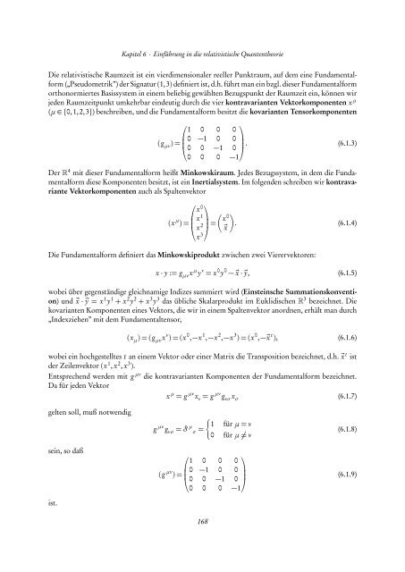 Quantentheorie II - FIAS