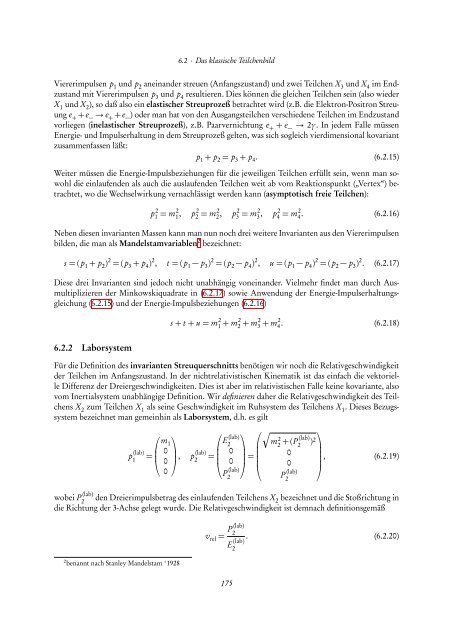 Quantentheorie II - FIAS