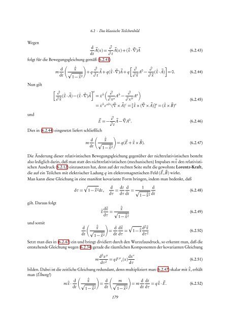 Quantentheorie II - FIAS