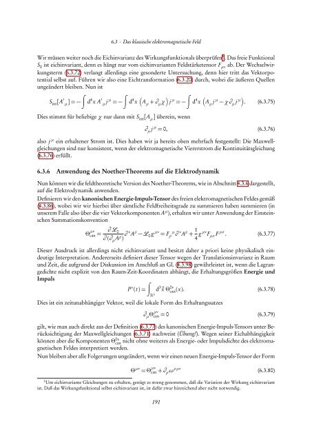 Quantentheorie II - FIAS