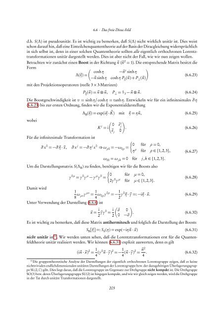 Quantentheorie II - FIAS