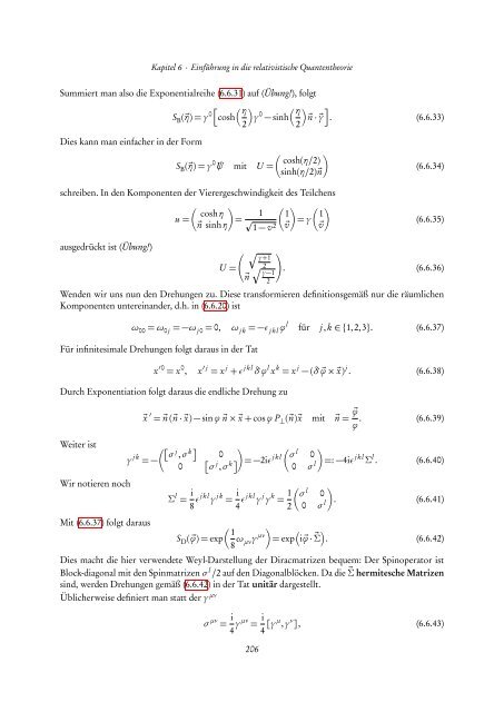 Quantentheorie II - FIAS