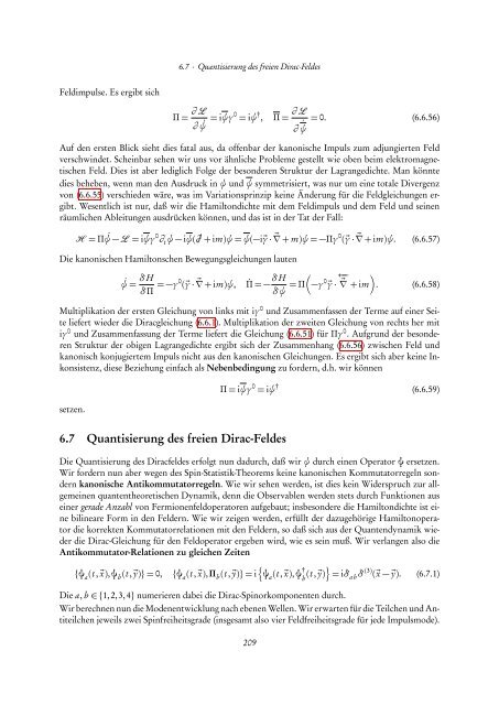 Quantentheorie II - FIAS