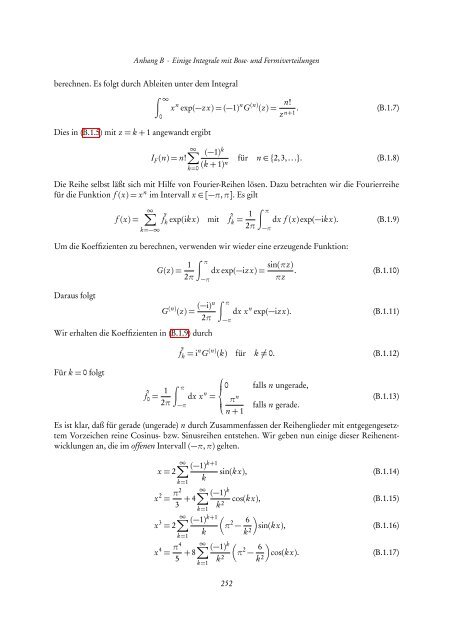 Quantentheorie II - FIAS