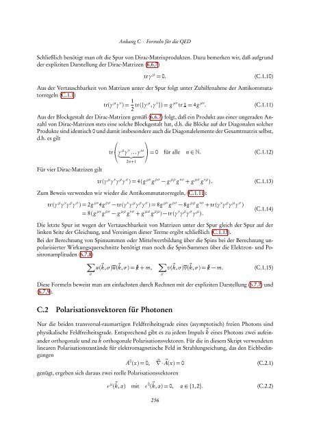 Quantentheorie II - FIAS