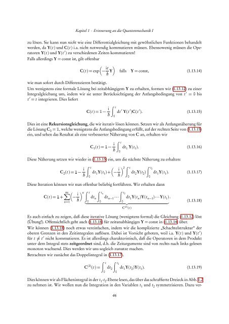 Quantentheorie II - FIAS