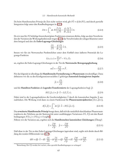 Quantentheorie II - FIAS