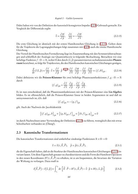 Quantentheorie II - FIAS