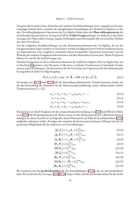 Quantentheorie II - FIAS