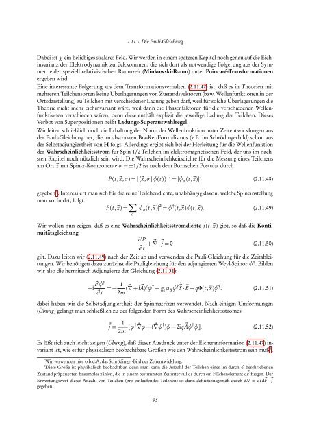 Quantentheorie II - FIAS