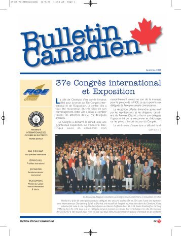 37e CongrÃ¨s international et Exposition