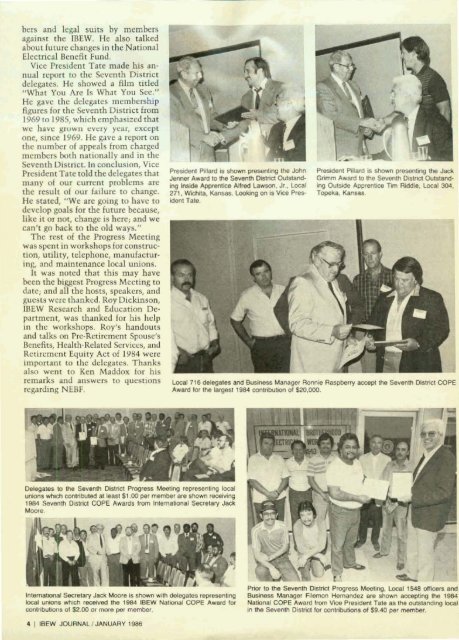 1986-01 January IBEW Journal.pdf - International Brotherhood Of ...