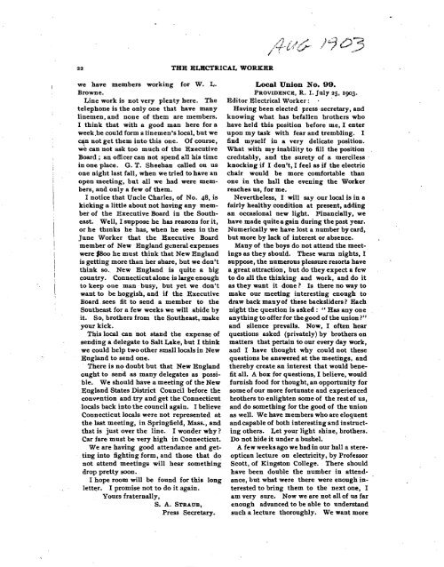 1903-08 August Electrical Worker.pdf - International Brotherhood of ...