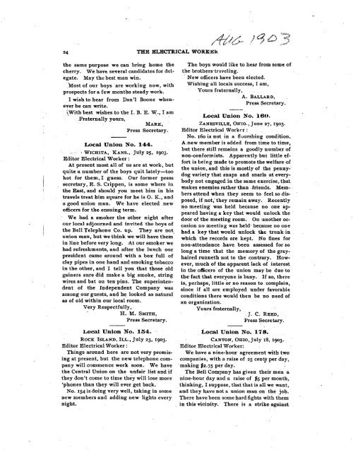 1903-08 August Electrical Worker.pdf - International Brotherhood of ...