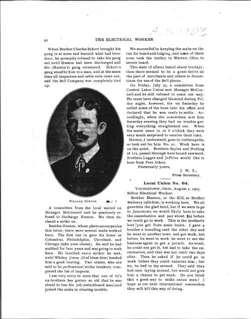 1903-08 August Electrical Worker.pdf - International Brotherhood of ...